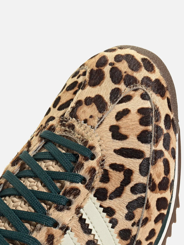 ADIDAS ORIGINALS SL 72 OG W Leopard Magic Beige – leopard desenli, önden görünüm