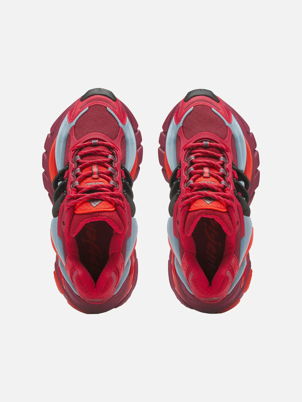 ADIDAS ORIGINALS Pharrell x adidas Adistar Jellyfish Red – kırmızı, üstten görünüm, çift ayakkabı
