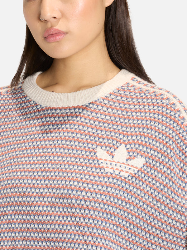 ADIDAS ORIGINALS - KAZAK - Knit Sweater - Bliss/Grey Three - shopi go'da!.