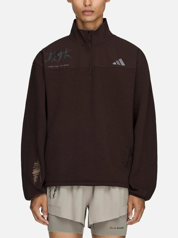 ADIDAS ORIGINALS adidas Running x Song For The Mute Track Top – Aur, ön görünüm