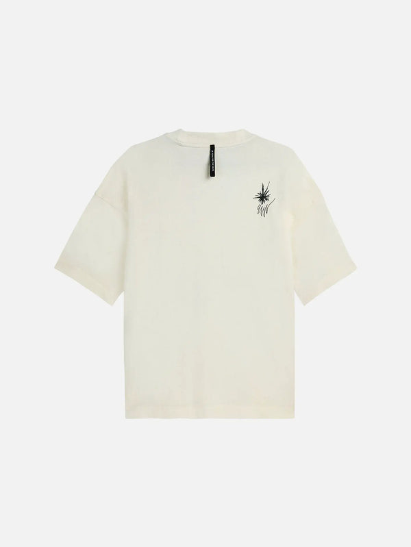 ADIDAS ORIGINALS Adidas Running x Song For The Mute T-Shirt – Cream, önden görünüm