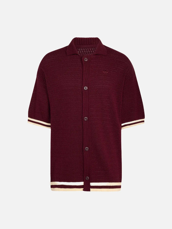 ADIDAS ORIGINALS Crochet Jersey – maroon, ön görünüm