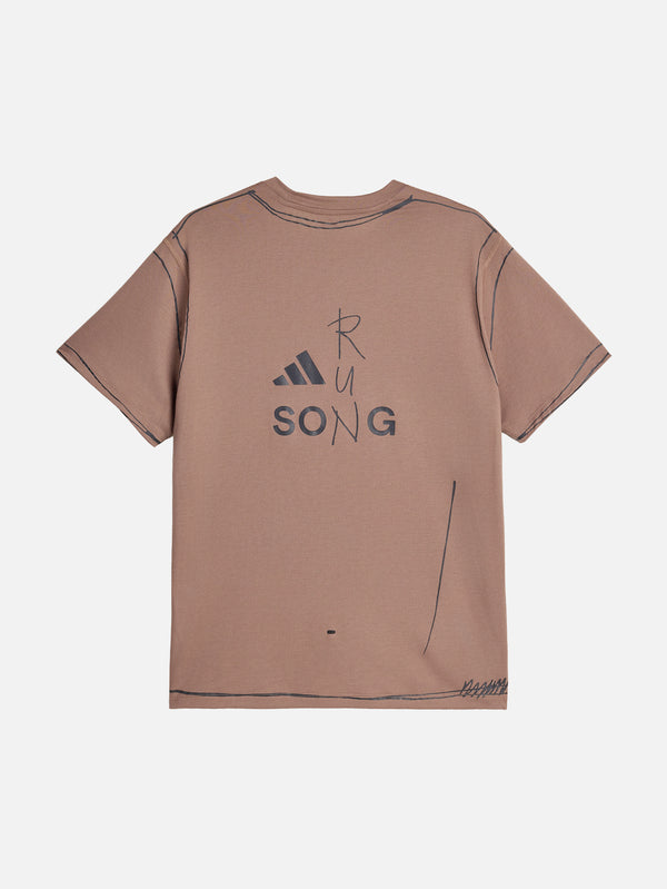 ADIDAS ORIGINALS, Song For the Mute x adidas ADI365 Running T-Shirt- Trace Brown, T-SHIRT, shopi go'da!