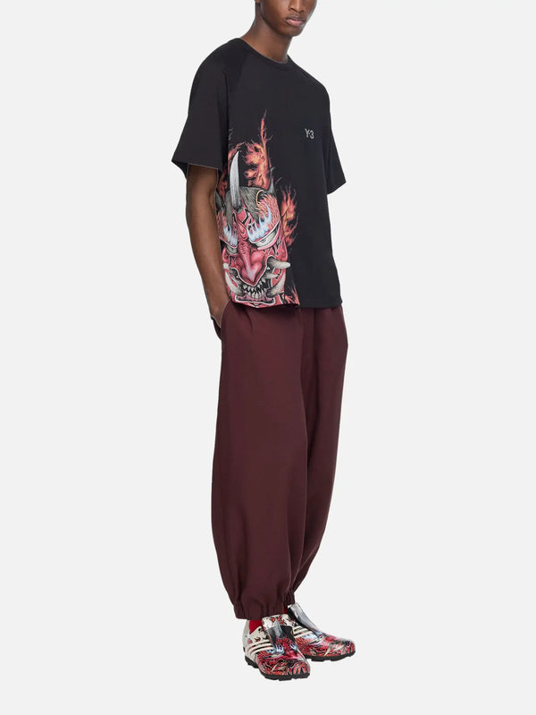Y-3 Graphic Short Sleeve Tee - Black – siyah, önden görünüm