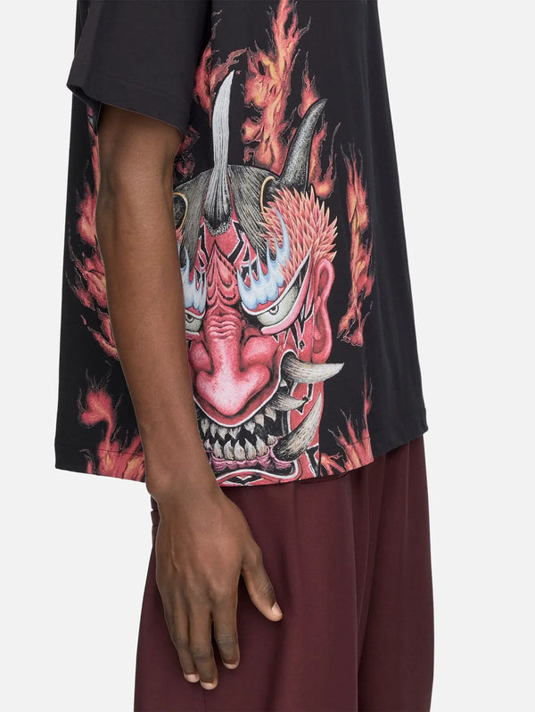Y-3 Graphic Short Sleeve Tee - Black – siyah, yan görünüm