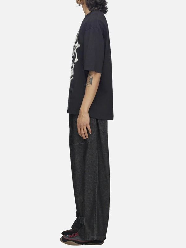 Y-3 Chito Graphic SS Tee - Black – siyah, yan görünüm