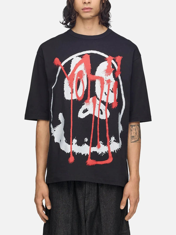Y-3 Y-3 Chito Graphic SS T-Shirt - Black – siyah, önden görünüm