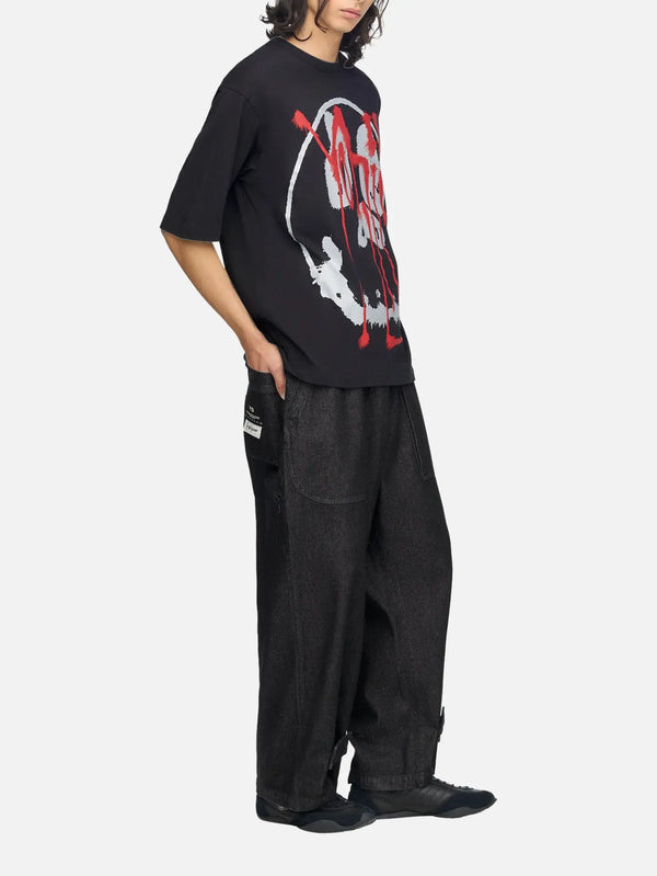 Y-3 Y-3 Chito Graphic SS T-Shirt - Black – siyah, yandan görünüm