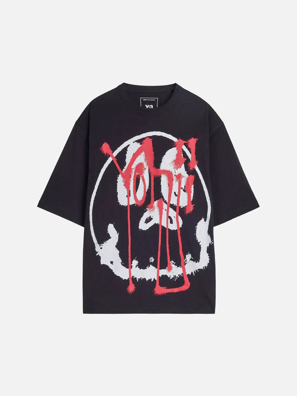 Y-3 Chito Graphic SS T-Shirt - Black – siyah, önden görünüm