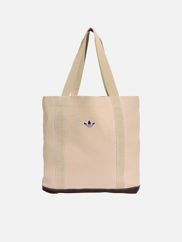 ADIDAS ORIGINALS Tote Bag – khaki, önden görünüm, geniş kumaş kayışlar