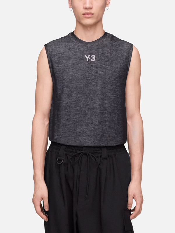 Y-3 x F1 Mercedes Engineered Tank - Black/Solid Grey