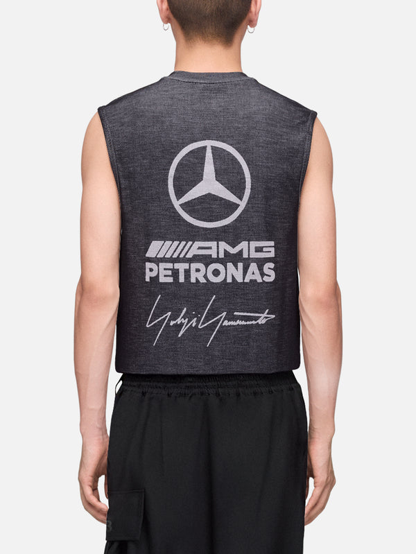Y-3 x F1 Mercedes Engineered Tank - Black/Solid Grey