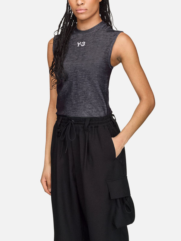 Y-3 x F1 Mercedes Engineered Tank - Black/Solid Grey