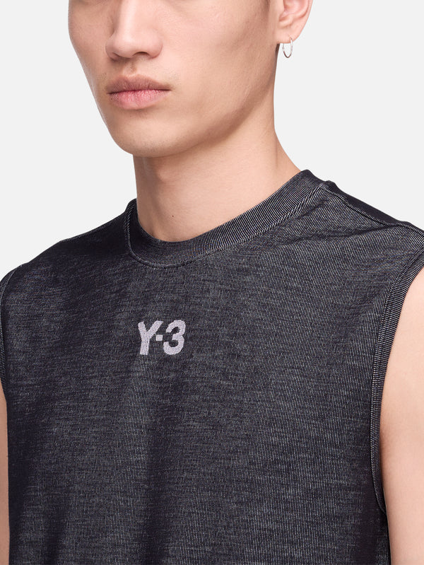 Y-3 x F1 Mercedes Engineered Tank - Black/Solid Grey