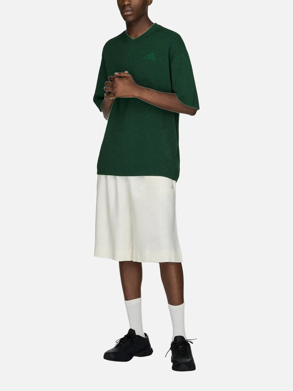 ADIDAS ORIGINALS Arte Antwerp x adidas Flatknit Jersey – Amazon Green, önden görünüm