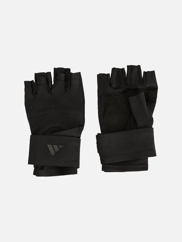 ADIDAS ORIGINALS entire studios x adidas Training Gloves – siyah, sırt ve avuç içi görünümü