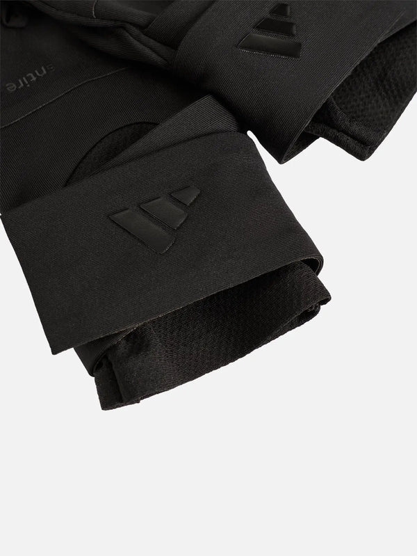ADIDAS ORIGINALS entire studios x adidas Training Gloves - Black – siyah, yakın görünüm: bilek kayışı detayı