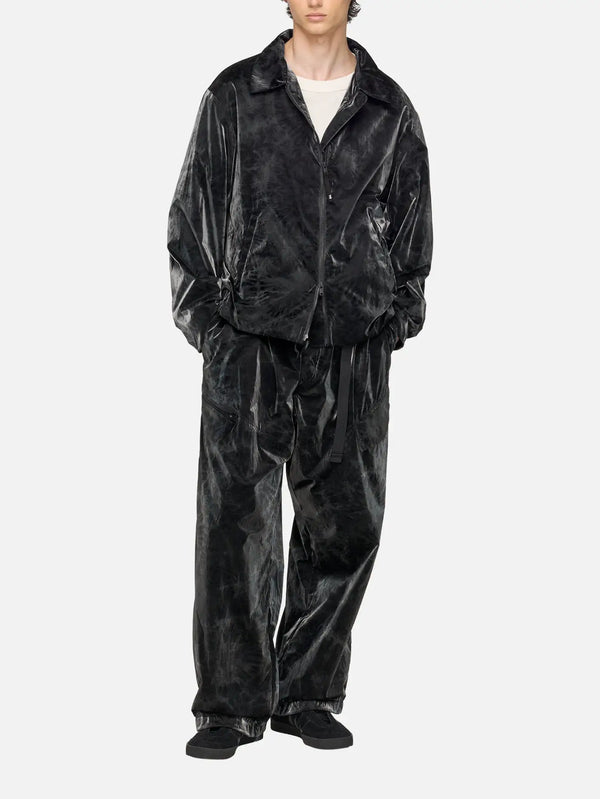 Y-3 Marble Nylon Blouson Jacket – siyah, ön görünüm