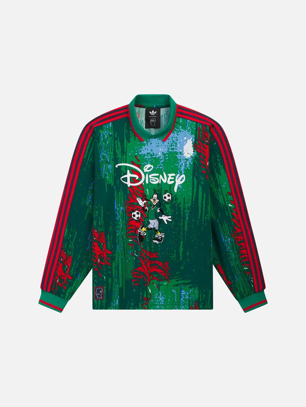 ADIDAS ORIGINALS Brain Dead x Disney x adidas LS Jersey - Red/Bold Green - FORMA