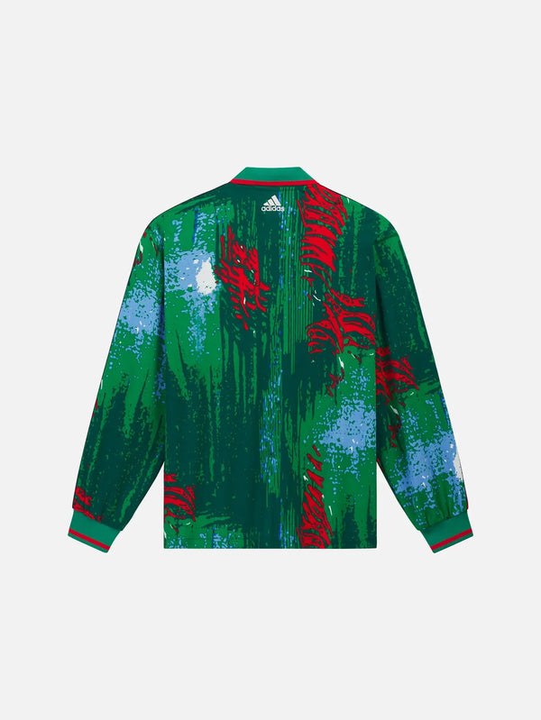 ADIDAS ORIGINALS Brain Dead x Disney x adidas LS Jersey - Red/Bold Green - FORMA