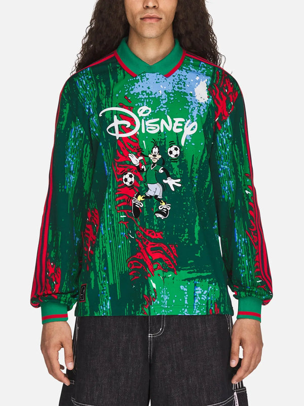 ADIDAS ORIGINALS Brain Dead x Disney x adidas LS Jersey - Red/Bold Green - FORMA