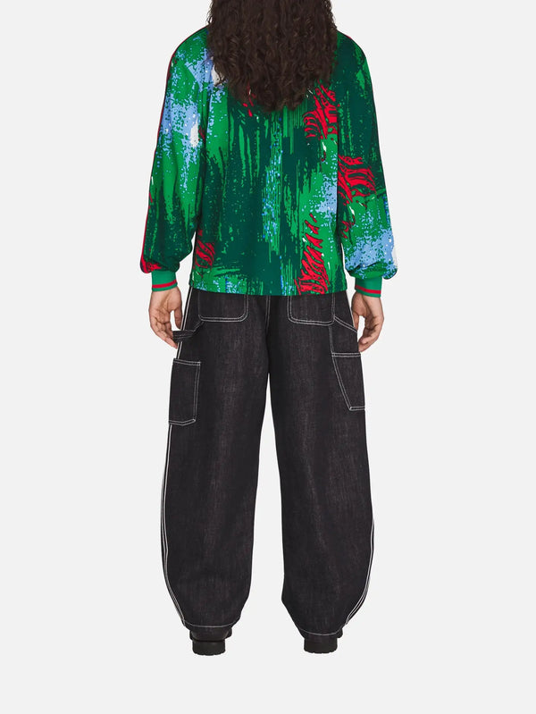 ADIDAS ORIGINALS Brain Dead x Disney x adidas LS Jersey - Red/Bold Green - FORMA