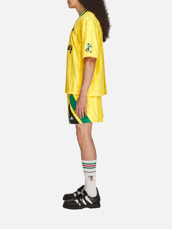 ADIDAS ORIGINALS Brain Dead x Disney x adidas Football Jersey - Bold Gold - FORMA
