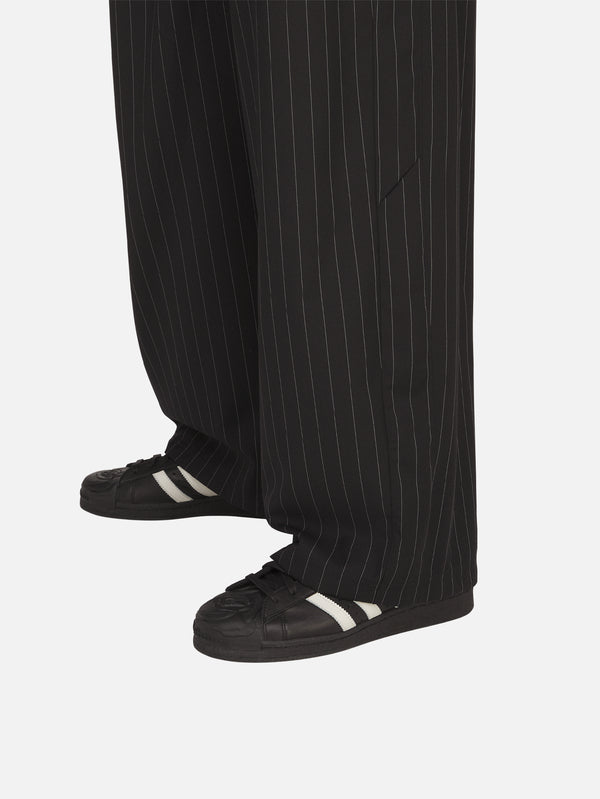 ADIDAS ORIGINALS, Willy Chavarria x adidas Pinstripe Track Pant - Black, EŞOFMAN ALTI, shopi go'da!