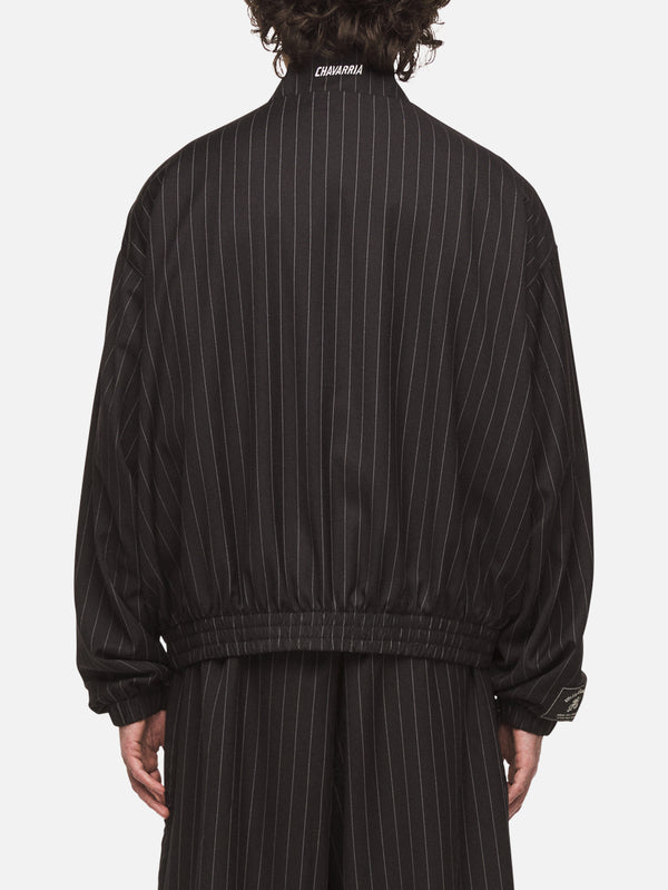 ADIDAS ORIGINALS, Willy Chavarria x adidas Pinstripe Jacket - Black, CEKET, shopi go'da!