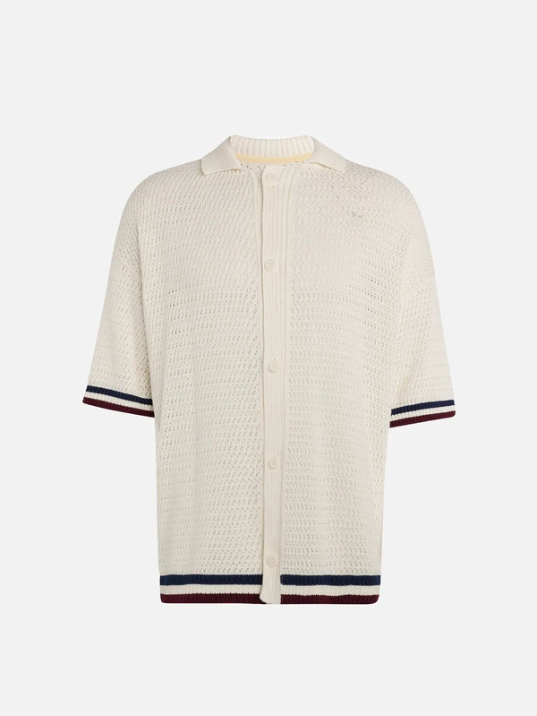 ADIDAS ORIGINALS Crochet Jersey – Cloud White, ön görünüm