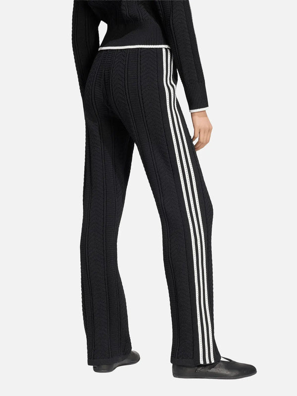 shopi go SST Wide Leg Track Pant - Black – siyah, yandan görünüm