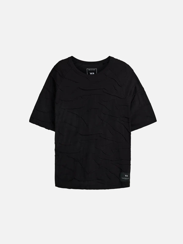 Y-3 Y-3 SS Tee - Black – siyah, önden görünüm