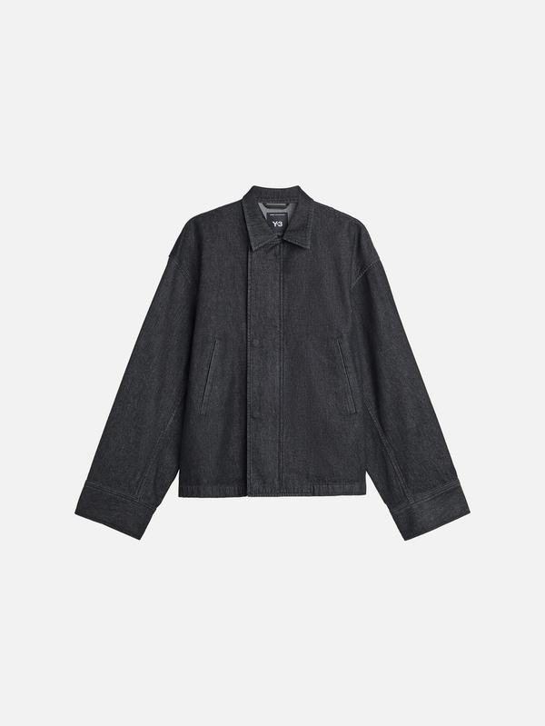 Y-3 Denim Jacket W - Black – siyah, ön görünüm