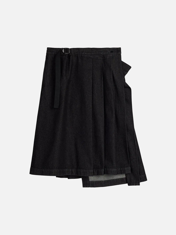 Y-3 Denim Skirt W - Black – siyah, önden görünüm