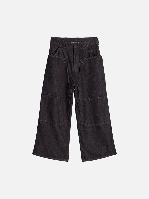 Y-3 Denim SL Pant W - Black – Black, önden görünüm