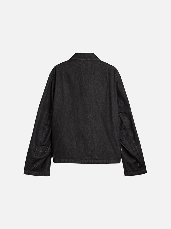 Y-3 Denim Jacket - Black – siyah, arka görünüm