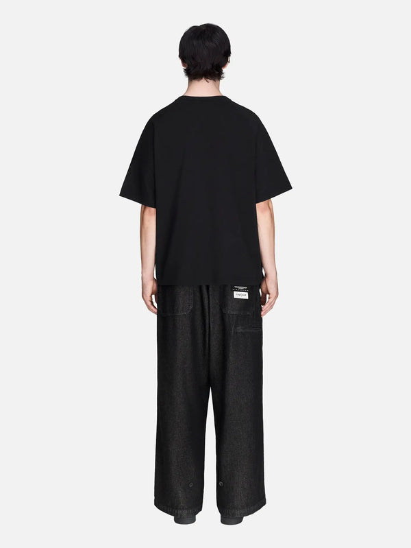 Y-3 Denim Wide Pants – Black, arka görünüm