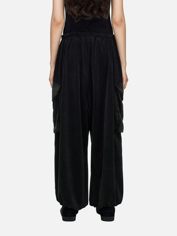 Y-3 VC Cargo Pant W - Black – siyah, arka görünüm
