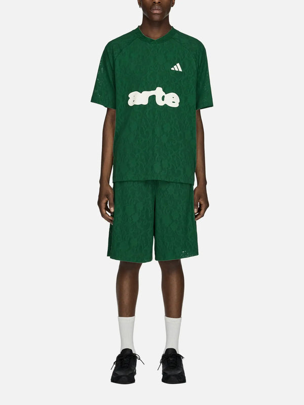 ADIDAS ORIGINALS Arte Antwerp x adidas Engineered Lace Shorts - Ama – yeşil, önden görünüm