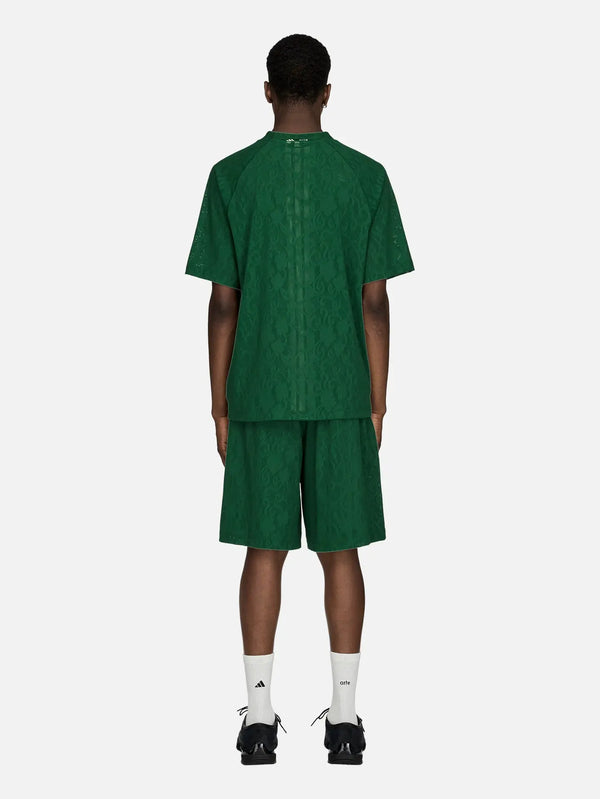 ADIDAS ORIGINALS Arte Antwerp x adidas Engineered Lace Shorts - Ama – yeşil, arkadan görünüm