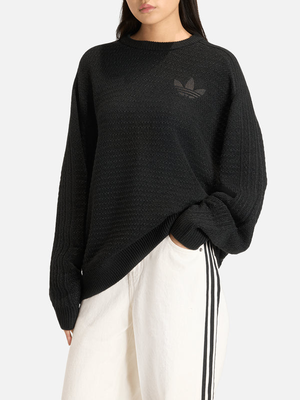 ADIDAS ORIGINALS - KAZAK - Knit Sweater - Black - shopi go'da!.