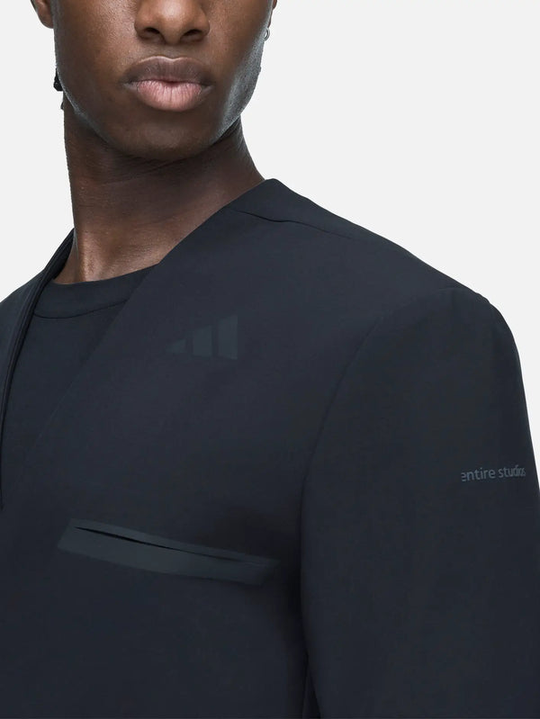 ADIDAS ORIGINALS entire studios x adidas Z.N.E. Tailored Jacket - B – siyah, yakın çekim, önden görünüm