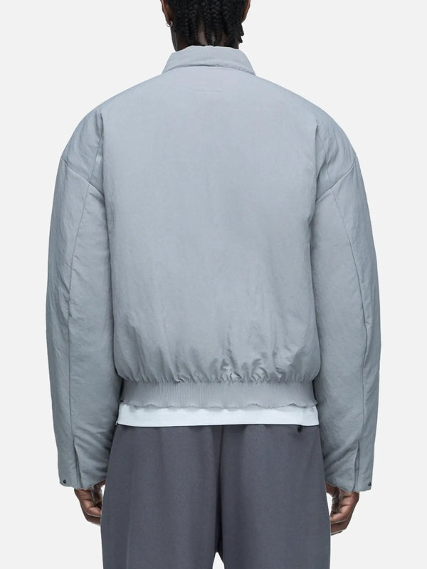 ADIDAS ORIGINALS entire studios x adidas Z.N.E. Bomber Jacket - Dov – açık gri mavisi, arka görünüm