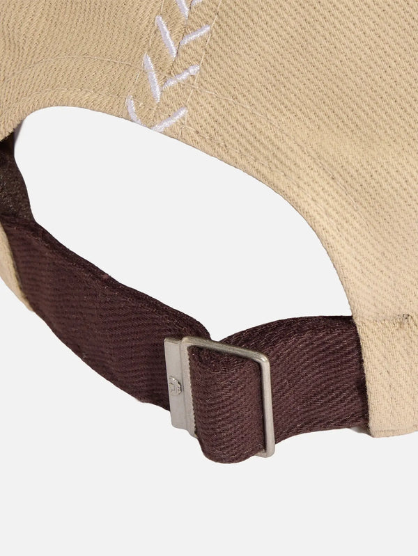shopi go Adidas Originals Dad Cap - Khaki Three – khaki, arka görünüm