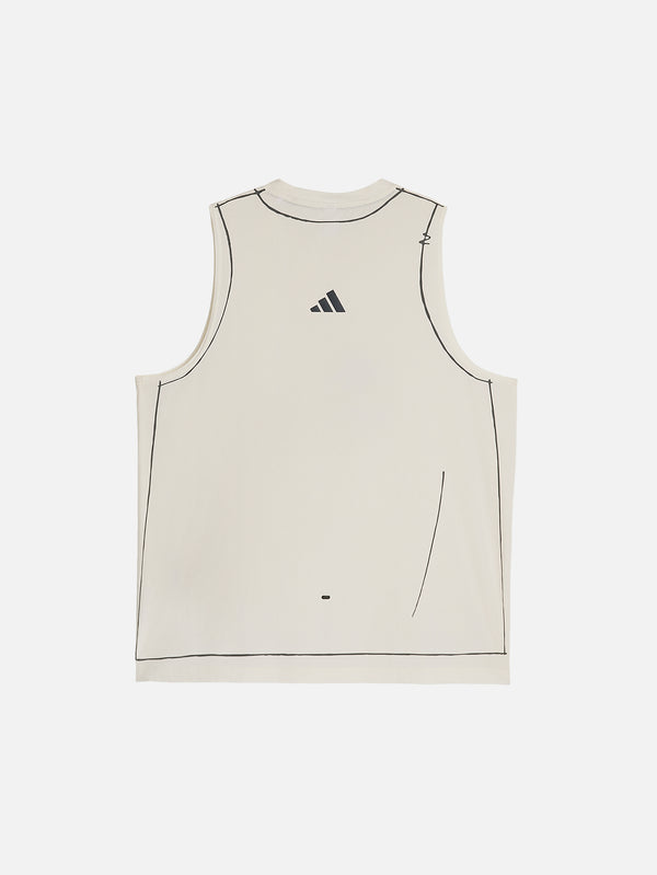 ADIDAS ORIGINALS, Song For the Mute x adidas ADI365 Running Tank W - Chalk White, ATLET, shopi go'da!