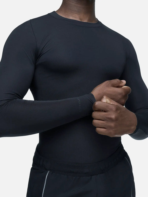 ADIDAS ORIGINALS entire studios x adidas Techfit Compression Traini – siyah, önden görünüm