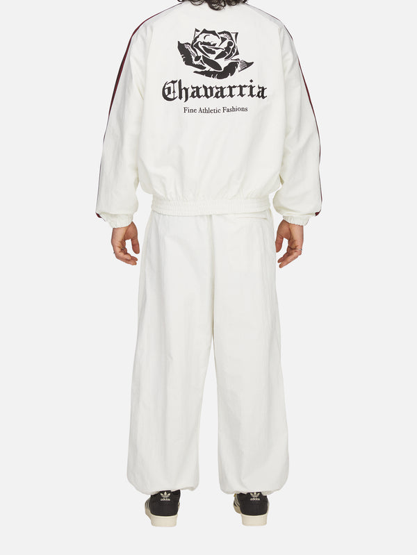 ADIDAS ORIGINALS, Willy Chavarria x adidas Woven Track Pant - Off White, EŞOFMAN ALTI, shopi go'da!