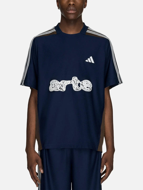ADIDAS ORIGINALS Arte Antwerp x adidas Material Mix Jersey - Colleg – lacivert, ön görünüm
