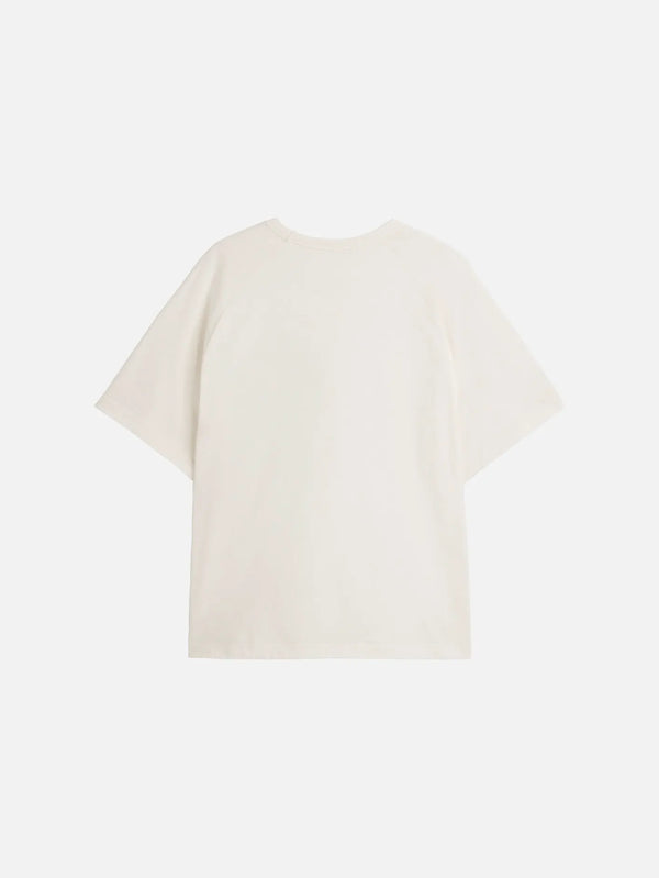 Y-3 Boxy SS Tee – Chalk White, arka görünüm