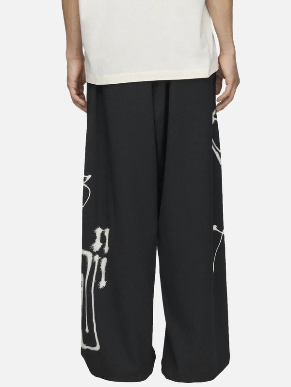 Y-3 Chito Graphic SS Tee – beyaz, arka görünüm